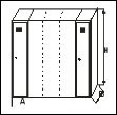 Шкаф металлический гардеробный ШРМ - М фото #14