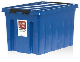 Ящик пластиковый на роликах Rox Box 70, 580х390х250