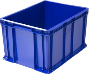 Ящик пластиковый универсальный, 400х300х230, 21.6 л, сплошной