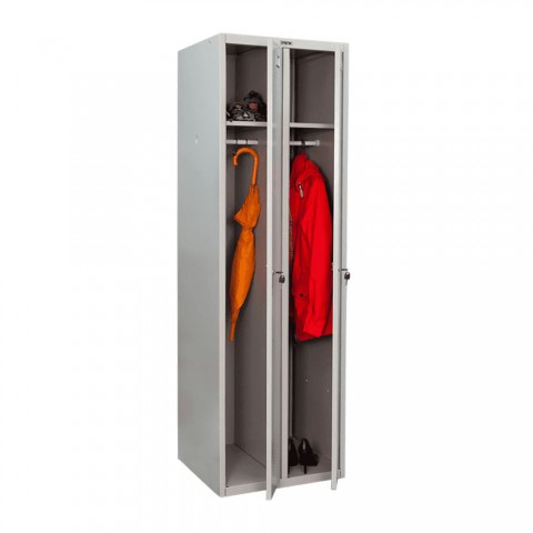 Шкаф металлический гардеробный ПРАКТИК LS 21-60 
